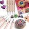 Fabric Fusion Fabric Glue Permanent Clear Washable 4oz for Patches, Rug Glue, Clothing Glue, No Sew Fabric Glue with Pixiss Art Dotting Stylus Pens 5 pcs Set